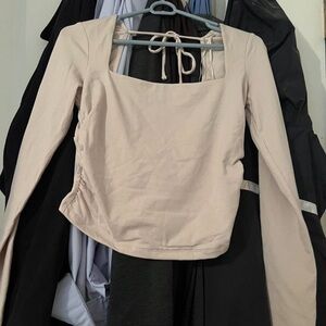 Garage Open Back Long Sleeve